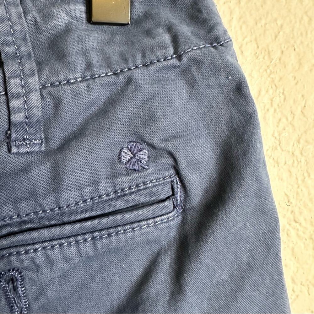 Lucky Brand Flat Front Mens Chino Shorts Blue Size 31 - Picture 7 of 8